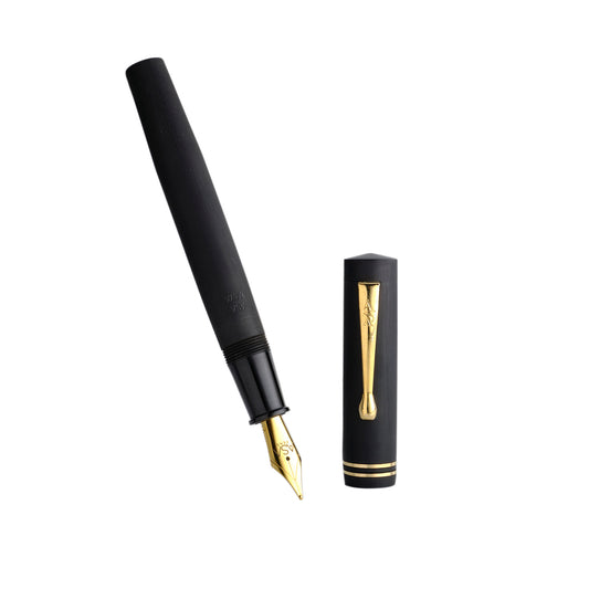 ASA Maya Handcrafted Ebonite Fountain Pen - Vintage-Inspired Diamond Design with Jowo Nib